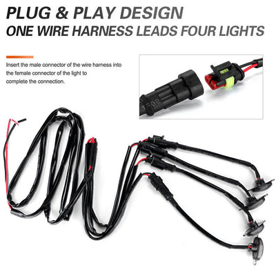 Feux de Gabarit LED Fumés Ambre ou Blanc