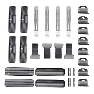 Barres de Toit Transversales Universelles Aluminium Antivol