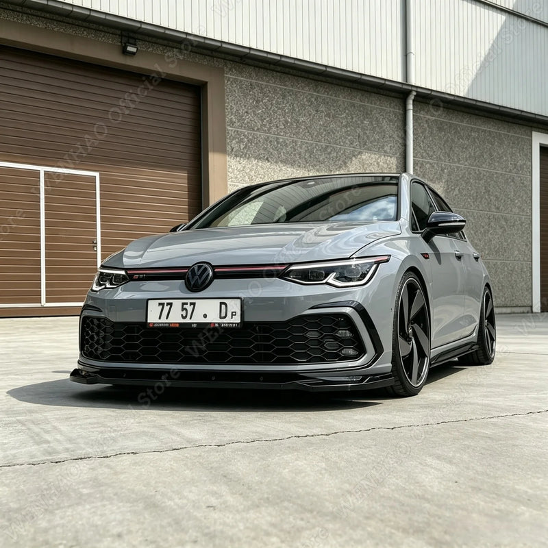 Lame Avant Volkswagen Golf 8 GTI R-Line 2020-2024 Kit 3 Pièces