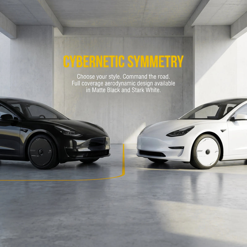 Enjoliveurs Complets Tesla Model 3 Y Highland Juniper 18 19 20 Pouces Lot de 4 Caches de Roues Noir ou Blanc