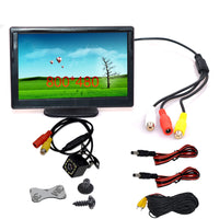 Kit Caméra de Recul avec Écran 5 Pouces 800 x 480 Pied ou Ventouse
