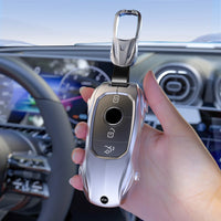 Coque de Protection Clé Mercedes Classe A B C E S W204 W205 W210 W212 W213 W176 W463 GLC GLB GLE AMG Alliage de Zinc Style Supercar