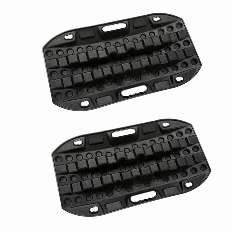 Plaques de Désensablage 58 cm Nylon 10 T Pelle Intégrée Noir 2 Pièces