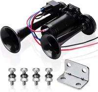 Klaxon Trompette Chromé 12V 600DB Universel Voiture