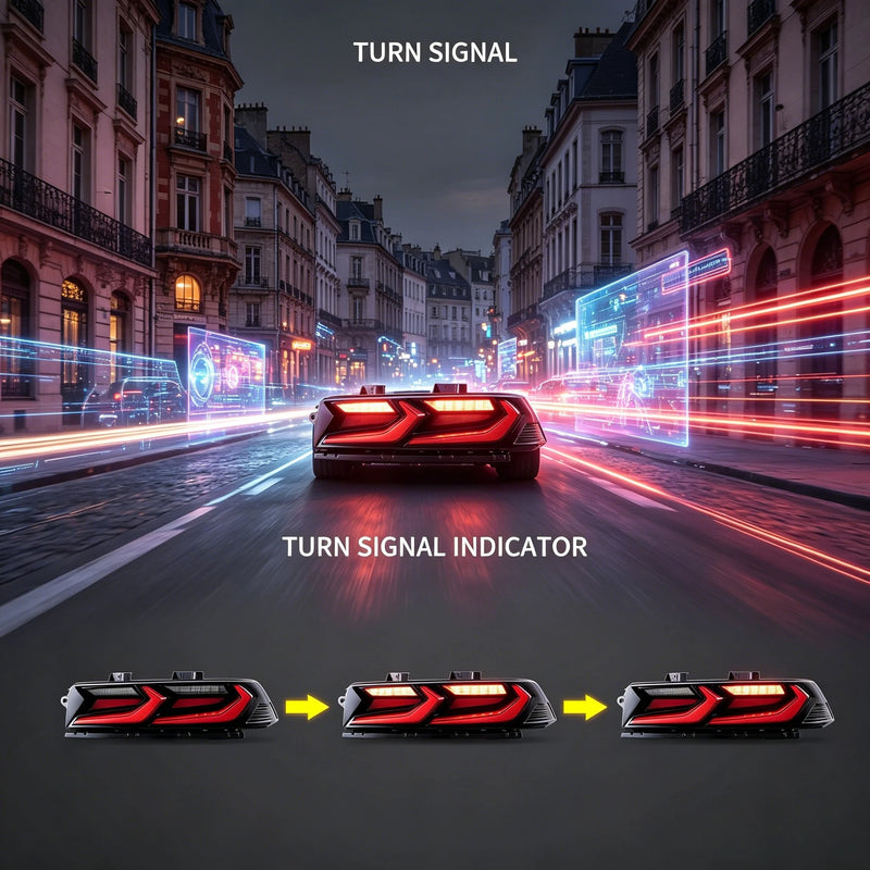 Feux Arrière LED Séquentiels Chevrolet Camaro 5e Génération 2014-2015 Paire