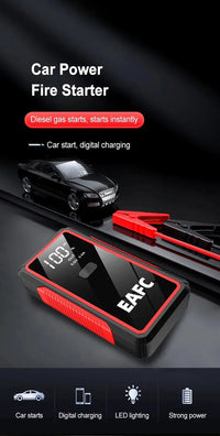 Booster de Batterie Voiture EAFC 600A 2000A Démarreur Portable 12V