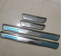 Seuils de Porte Inox Honda Civic 2016-2019 Plaques de Bienvenue Anti-Rayures Lot de 4