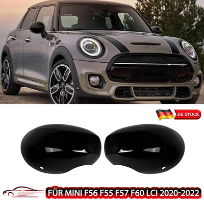 Coque de Rétroviseur Mini Cooper F56 F60 Noir Brillant