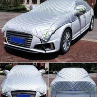 Demi-Housse Voiture Hiver 4 Couches Aluminium 530 x 250 cm