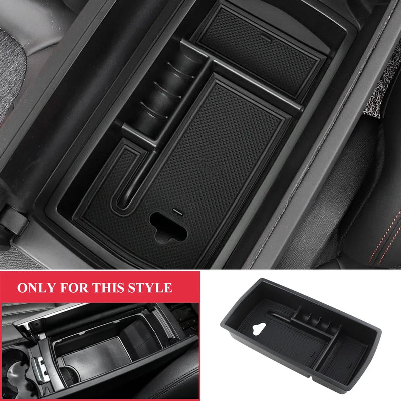 Organiseur de Console Centrale Peugeot 3008 5008 2017-2023 Plateau de Rangement Noir