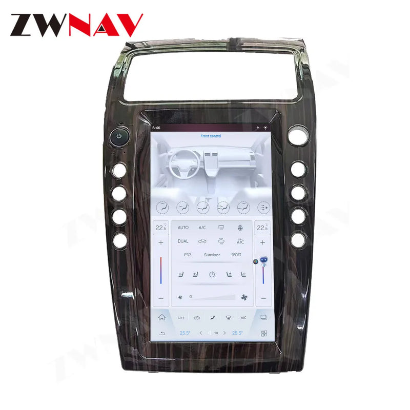 Autoradio Android Maserati Quattroporte 2004-2007 Écran Vertical 13,9 pouces CarPlay Sans Fil GPS DSP