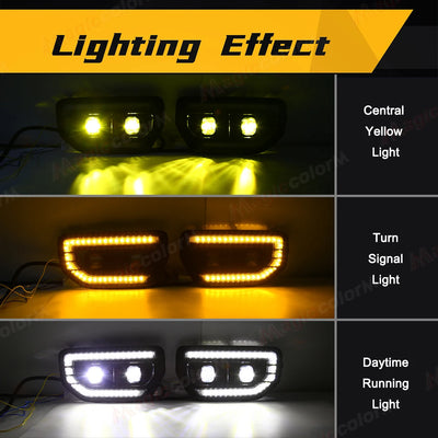Feux Antibrouillard LED Ford Ranger T9 Tremor (2023-2024) DRL