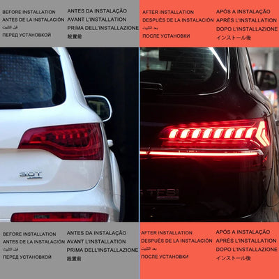 Feux Arrière LED Audi Q7 2006-2015 Dynamique Tuning