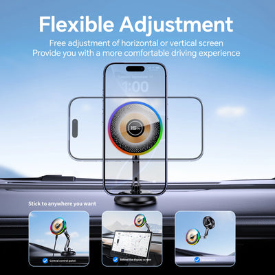 Support Téléphone Magnétique Voiture Charge 15W