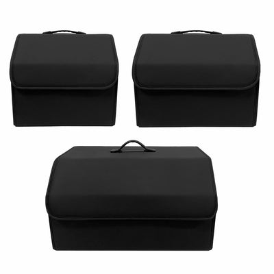 Boîte de Rangement de Coffre Voiture Cuir PU Pliable