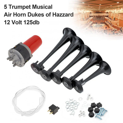 Klaxon à Air Dixie 5 Trompettes 125 dB 12V