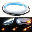 Bande LED DRL Flexible Feux Jour Voiture Clignotant