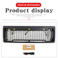 Calandre LED Ford F-150 1987-1991 Noir Mat Feux Ambre