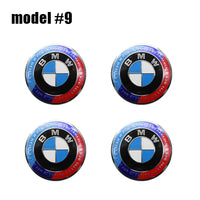 Cache-Moyeux BMW G20 G30 F30 X3 X5 56mm 60mm 65mm — vue arrière