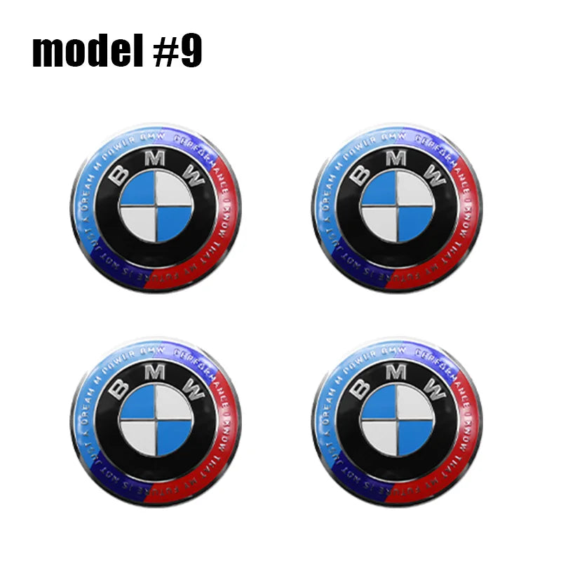 Cache-Moyeux BMW G20 G30 F30 X3 X5 56mm 60mm 65mm — vue arrière