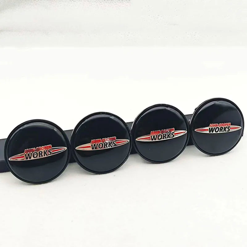 Cache-Moyeu Mini Cooper S John Cooper Works JCW One R50 R52 R53 R55 à R61 54 mm Lot de 4