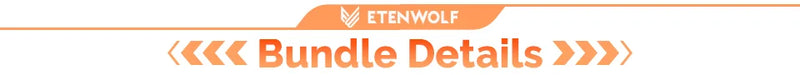 Gonfleur de Pneu ETENWOLF V3 160 PSI Compresseur Portable 7800 mAh