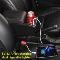 Accoudoir Peugeot 207 207 CC Console Centrale avec Rangement Porte-Gobelet et USB