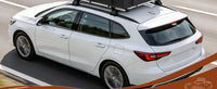 Sac de Toit Voiture 595 L Étanche 21 Pieds Cubes avec 6 Sangles et Fond Antidérapant