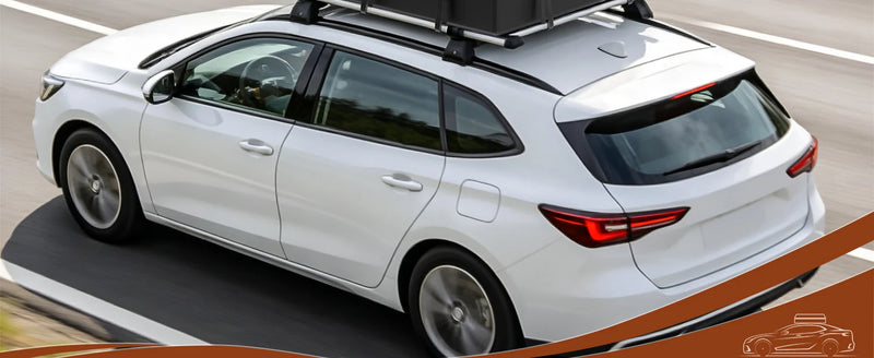 Sac de Toit Voiture 595 L Étanche 21 Pieds Cubes avec 6 Sangles et Fond Antidérapant