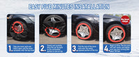 Chaussettes à Neige Yanace Voiture Textile 6 Tailles