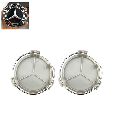 Cache-Moyeux Mercedes W203 W204 W211 AMG 75mm
