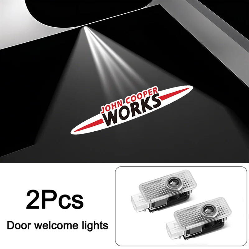 Projecteur de Portière LED HD Logo MINI Cooper JCW — exemple de montage