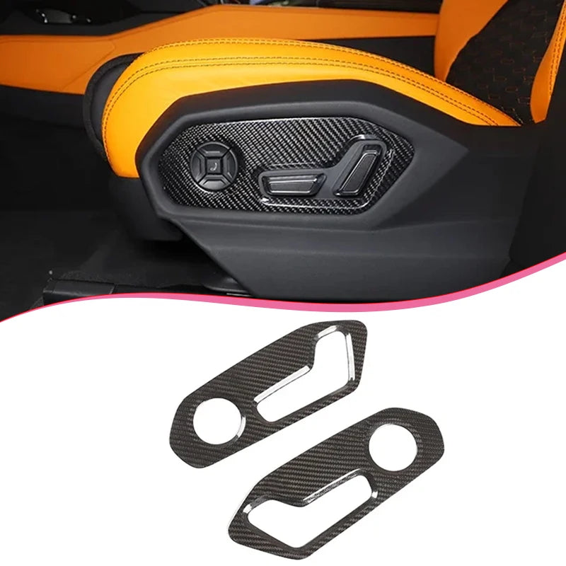 Boutons de Siège Carbone Lamborghini Urus 2018-2023