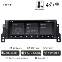 Autoradio CarPlay Sans Fil MINI Cooper S R50 R52 R53 — vue de profil