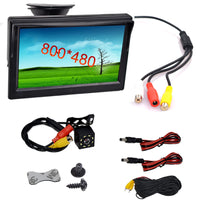 Kit Caméra de Recul avec Écran 5 Pouces 800 x 480 Pied ou Ventouse