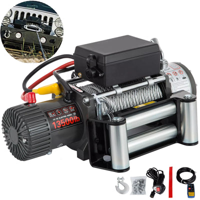Treuil Électrique 6000 lbs Câble 14 m 12V