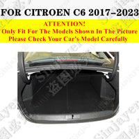 Tapis de Coffre Citroën C4 C-Quatre Picasso Aircross C5 Aircross C5 X C6 C3-XR C-Elysée Sur Mesure Doublure Arrière