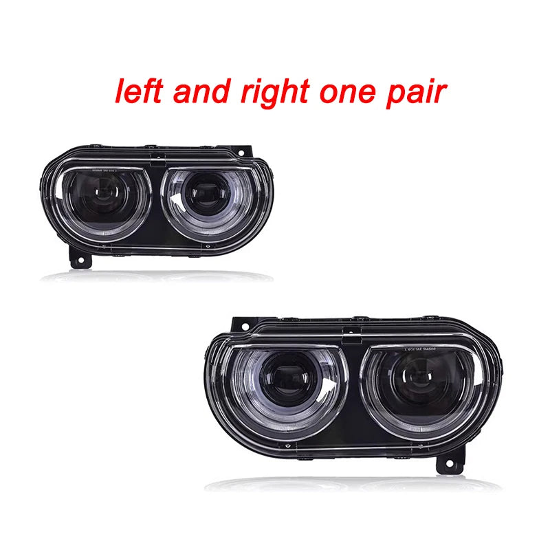 Phares LED Dodge Challenger 2008-2014 Kit Complet Feux de Jour Dynamiques Clignotants