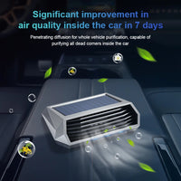 Purificateur d'Air Voiture Solaire Capteur de Vibration