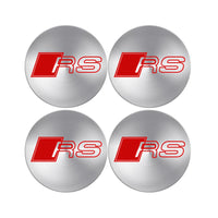 Cache-Moyeux Audi A3 A4 Q5 S line RS 60mm — exemple de montage