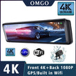 Dashcam Miroir 11,26 Pouces 4K IPS GPS
