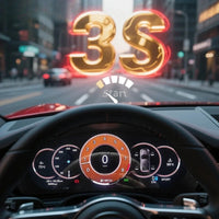 Digitales Kombiinstrument Porsche Panamera 2010–2016 — Dreiviertelansicht