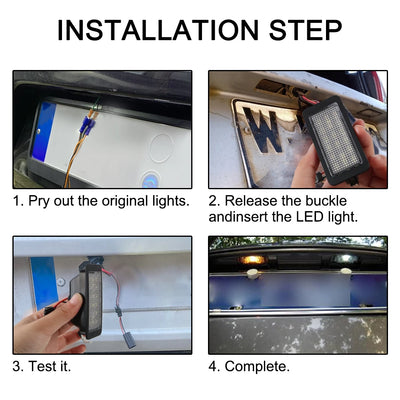 Éclairage de Plaque LED VW Up Skoda Citigo Seat Mii