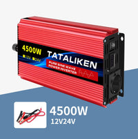 Convertisseur Pur Sinus 12V 24V 220V Voiture 1000 à 8000 W