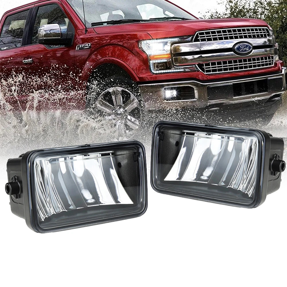 Antibrouillard LED Ford F-150 2015-2020 et Super Duty Lentille Claire