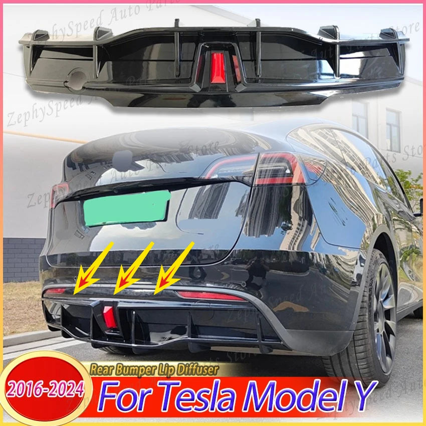 Diffuseur de Pare-Chocs Arrière Tesla Model Y 2016-2024