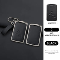 Coque de Clé Renault Alliage de Zinc Mégane 2 Mégane 3 Clio Scénic Captur Laguna Fluence Koleos Duster