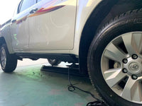 Marchepieds Électriques Toyota Hilux Revo Vigo Aluminium Rétractables Latéraux