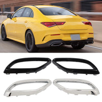 Cadres de Sortie d'Échappement Mercedes CLA C118 AMG Line 2020-2024