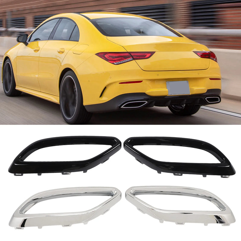 Cadres de Sortie d'Échappement Mercedes CLA C118 AMG Line 2020-2024